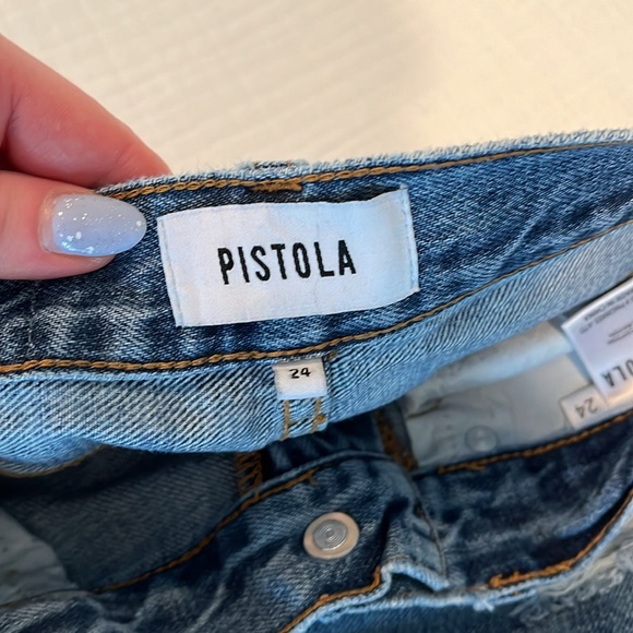 Pistola Presley High Rise Relaxed Roller in Antidote - Picture 6 of 7